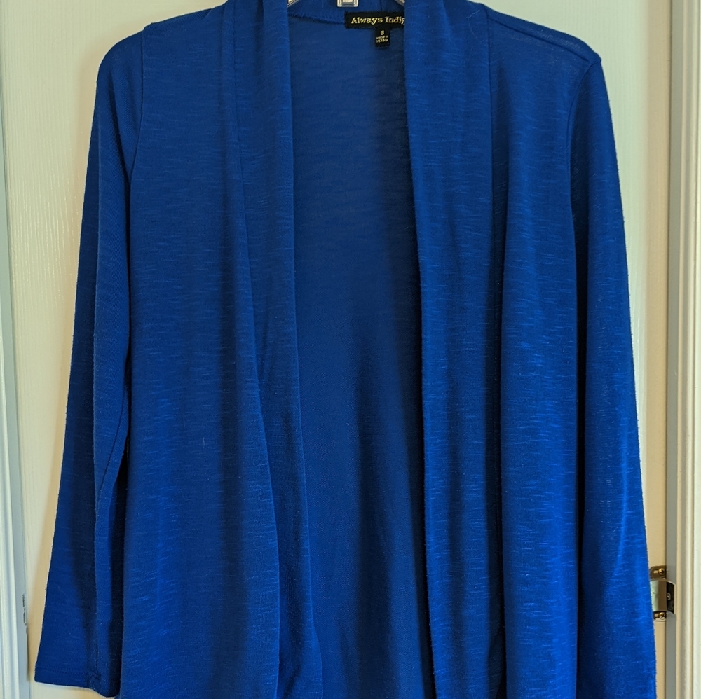 Royal blue cardigan